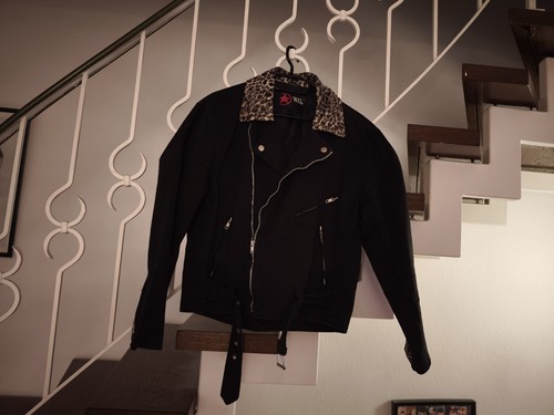 Sexy punk bikerjacke schwarz - sexy,